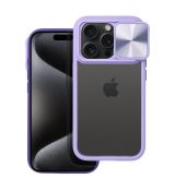 Púzdro SLIDER pre IPHONE 15 - fialové