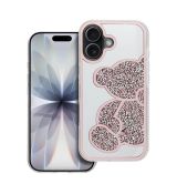 Púzdro s medvedíkom pre IPHONE 16 Plus - ružové