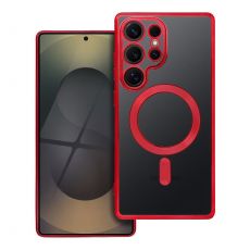 Púzdro Electro Mag Cover kompatibilné s MagSafe pre Samsung Galaxy S25 - červené