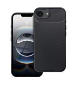 Púzdro CARBON PREMIUM pre Iphone 16e - čierne