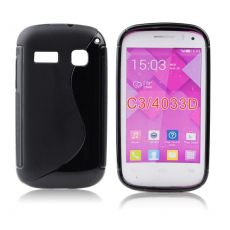 Silikónové Púzdro S-line - ALC One Touch C3 (4033D) - čierne