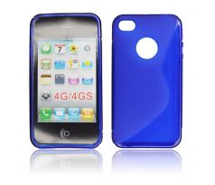 Silikónové Púzdro S-line - Apple Iphone 4G/4S - modrý