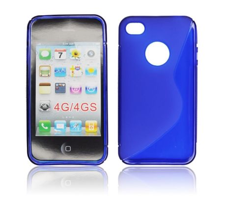 Silikónové Púzdro S-line - Apple Iphone 4G/4S - modrý