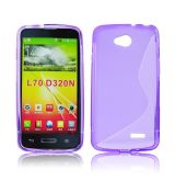 Púzdro SILIKÓNOVÉ S-LINE pre LG L70/L65 (D320) - fialový