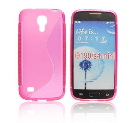 Púzdro silikónové S-line pre Samsung Galaxy S4 mini (i9190) - ružový
