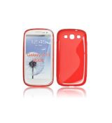 SILIKÓNOVÉ Púzdro S-LINE pre SAMSUNG GALAXY S3 (i9300) - červené
