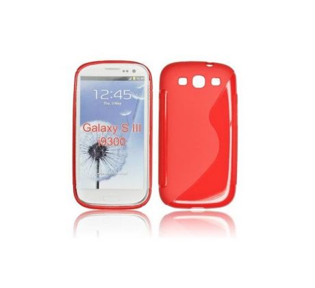 SILIKÓNOVÉ Púzdro S-LINE pre SAMSUNG GALAXY S3 (i9300) - červené