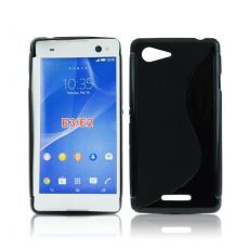 SILIKÓNOVÉ Púzdro S-LINE pre SONY XPERIA E3 - čierny
