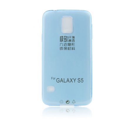 Silikónové púzdro Ultra Slim - Samsung Galaxy S5 (G900) - modrý
