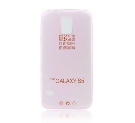 Silikónové púzdro Ultra Slim - Samsung Galaxy S5 (G900) - ružový