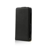 Púzdro Blun Slim Flip - Samsung Galaxy S5 (G900) - čierne + ochranná fólia