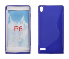 Púzdro silikónové S-line pre Huawei Ascend P6 - modré