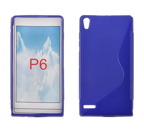 Púzdro silikónové S-line  pre Huawei Ascend P6 - modré