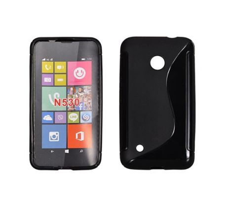 Púzdro Silikónové S-line pre Nokia Lumia 530  - čierne