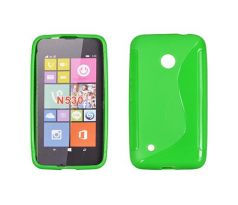 Silikónové púzdro S-LINE pre Nokia Lumia 530  - zelené