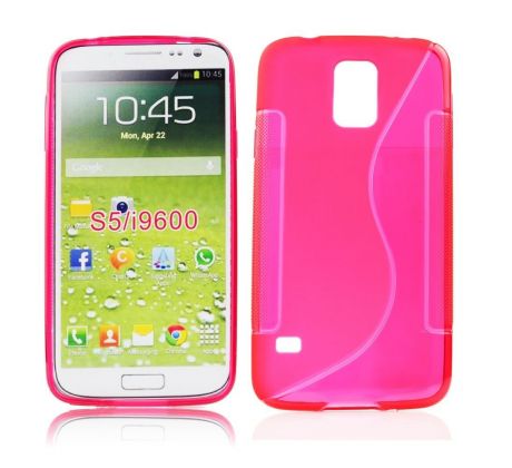 Púzdro silikónové S-line pre Samsung Galaxy S5 (G900) - ružové