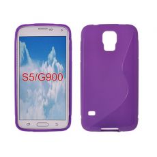 Púzdro SILIKÓNOVÉ S-LINE pre SAMSUNG GALAXY S5 (G900) - fialové