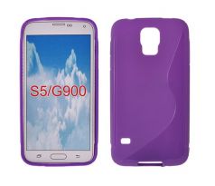 Púzdro SILIKÓNOVÉ S-LINE pre SAMSUNG GALAXY S5 (G900) - fialové