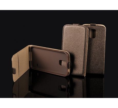 Púzdro Slim Flip Flexi pre LG L90 (D405) - hnedé