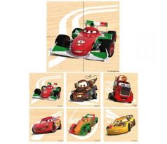 Drevené puzzle Cars