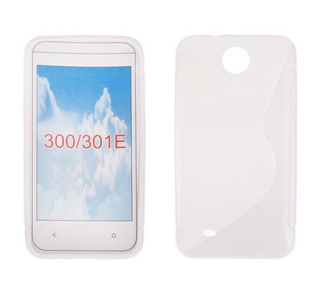 Silikónové Púzdro S-line pre HTC Desire 300 - biele