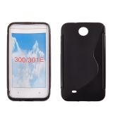Silikónové Púzdro S-line pre HTC Desire 300 - čierne