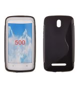 Silikónové Púzdro S-line pre HTC Desire 500 - čierne