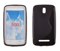 Silikónové Púzdro S-line pre HTC Desire 500 - čierne