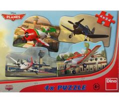 Puzzle Disney Planes 4x54 dielikov - Dino