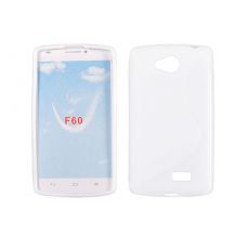 Púzdro silikónové S-line pre LG F60 (D390) - biele