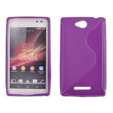Púzdro silikónové S-line pre Sony Xperia C (S39H) - fialové