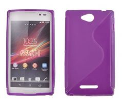 Púzdro silikónové S-line pre Sony Xperia C (S39H) - fialové