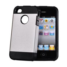 Púzdro Vennus TOUGH ARMOR MATT pre SAMSUNG GALAXY S4 (i9500) - strieborné