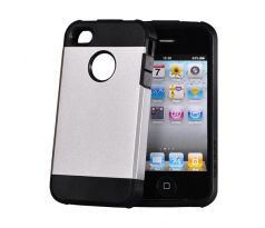 Púzdro Vennus TOUGH ARMOR MATT pre SAMSUNG GALAXY S4 (i9500) - strieborné