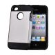 Púzdro Vennus TOUGH ARMOR MATT pre SAMSUNG GALAXY S4 (i9500) - strieborné