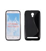 Púzdro SILIKÓNOVÉ S-LINE pre ALC ONE TOUCH IDOL 2 MINI/MINI S (OT6016/6036) - čierne