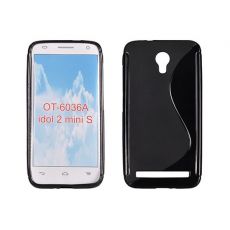 Púzdro SILIKÓNOVÉ S-LINE pre ALC ONE TOUCH IDOL 2 MINI/MINI S (OT6016/6036) - čierne