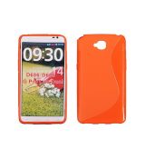 Púzdro SILIKÓNOVÉ S-LINE pre LG G PRO LITE (D684) - oranžové