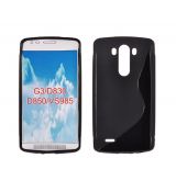 Púzdro SILIKÓNOVÉ S-LINE pre LG G3 (D830) - čierne