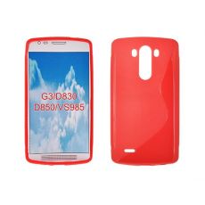 Púzdro SILIKÓNOVÉ S-LINE pre LG G3 (D855) - červené
