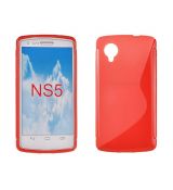Púzdro SILIKÓNOVÉ pre LG GOOGLE NEXUS 5 (E820) - červené