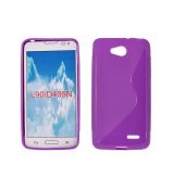 Púzdro SILIKÓNOVÉ S-LINE pre LG L90 (D405) - fialové