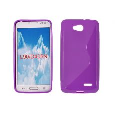 Púzdro SILIKÓNOVÉ S-LINE pre LG L90 (D405) - fialové