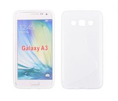 Púzdro SILIKÓNOVÉ S-LINE pre SAMSUNG GALAXY A3 (A300) - biele