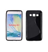 Púzdro SILIKÓNOVÉ S-LINE pre SAMSUNG GALAXY A3 (A300) - čierne