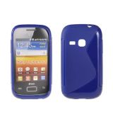 Púzdro SILIKÓNOVÉ S-LINE pre SAMSUNG GALAXY YOUNG (S6310) - modré