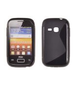Púzdro SILIKÓNOVÉ S-LINE pre SAMSUNG GALAXY YOUNG (S6310) - čierne