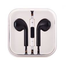 UNIVERZÁLNE STEREO SLÚCHADLÁ MEGA BASS HQ (handsfree) - čierne