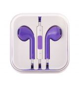 UNIVERZÁLNE STEREO SLÚCHADLÁ MEGA BASS HQ (handsfree) - fialové