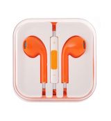 UNIVERZÁLNE STEREO SLÚCHADLÁ MEGA BASS HQ (handsfree) - oranžové